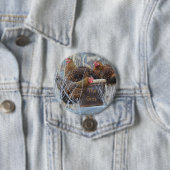 女の子チキンボタン 缶バッジ (インサイチュ)