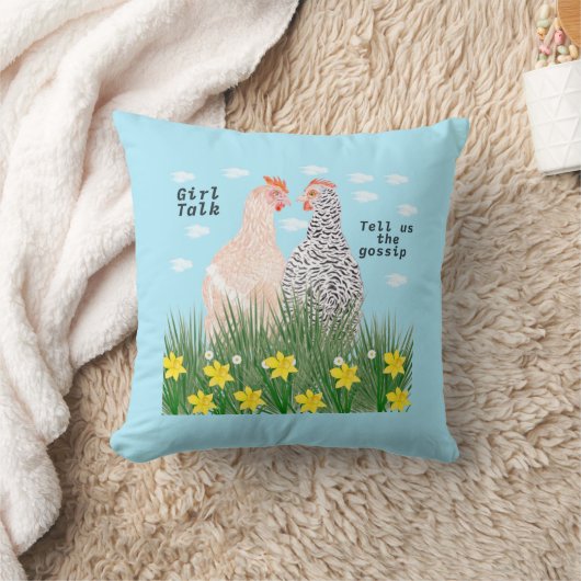 女の子トーク クッション (ブランケット)