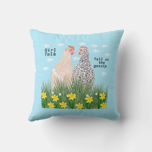 女の子トーク クッション (裏面)