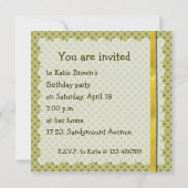 女の子ドラゴン 招待状 (裏面)