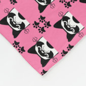 女の子ネコ猫好きオーナーズペット フリースブランケット (角)