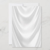 女の子ハイヒールシューズ真珠ベビーシャワー 招待状 (裏面)