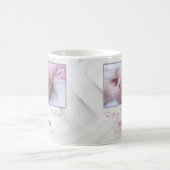 女の子バプテスマベビーおめでとうパーソナライズされた コーヒーマグカップ (中央)