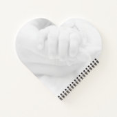 女の子バプテスマベビーおめでとうパーソナライズされた ノートブック (裏面)