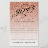 女の子バラ金ゴールドグラデーショングリッターアドバイス (正面)