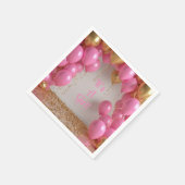 女の子バルーンだ！ スタンダードカクテルナプキン (角)