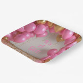 女の子バルーンだ！ ペーパープレート (傾斜あり)