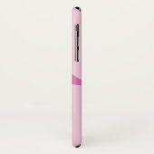 女の子バレリナピンクのダークヘアの名前のケース Case-Mate iPhoneケース (裏面/左)