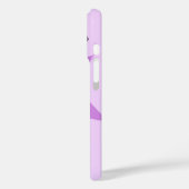 女の子バレリーナブロンドパープルケース Case-Mate iPhoneケース (裏面 / 左)