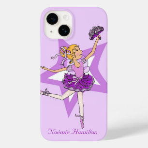 女の子バレリーナ金髪iphoneかろうじてケース Case-Mate iPhone 14ケース