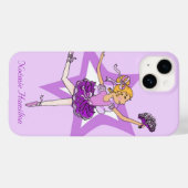 女の子バレリーナ金髪iphoneかろうじてケース Case-Mate iPhoneケース (裏面 (横))