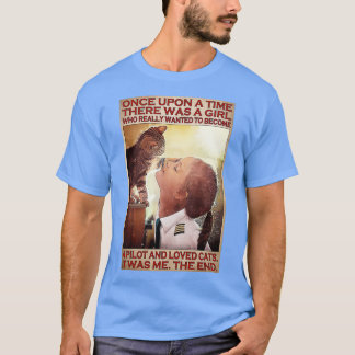 女の子パイロットラブキャットかつてGがあった Tシャツ