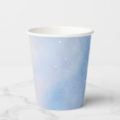 女の子パステルかわいいベアーピンクのベビーシャワー 紙コップ (裏面)