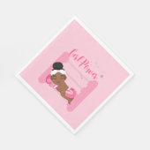 女の子パワーピンク スタンダードランチョンナプキン (角)