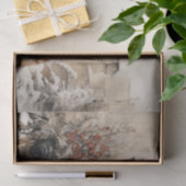 女の子ビクトリアンのデカップクリスマス 薄葉紙 (ギフト)