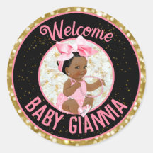 女の子ピンクと金ゴールドグリッター エレガント