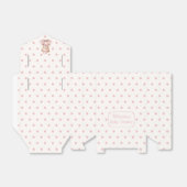 女の子ピンクのプリンセスクマ赤ちゃんシャワー フェイバーボックス (折り畳みなし)