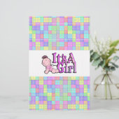 女の子ピンクの文字でベビーキャンディバーラッパ (スタンド正面)