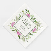 女の子ピンクアジサイ女の子ベビーシャワー (コーナー)