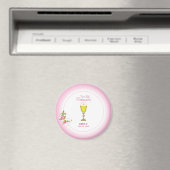 女の子ピンク最初の聖なる聖餐会，チャリス，ホスト，ロス マグネット (インサイチュ (食洗機))