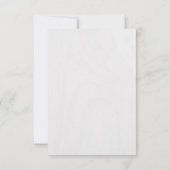 女の子ピンク水玉模様ベビーシャワー招待状 招待状 (裏面)