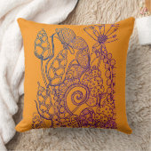 女の子ファンタジー花蝶ジンガム枕 クッション (ブランケット)