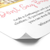 女の子フローラジャングルサファリ動物はベビーと言わない ポスター (角)