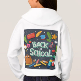 女の子フード付きスウェットシャツ