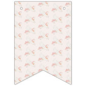 女の子プリンセスフェアリータールバレリーナバースデーパーティー バンティングフラッグ (第2の旗)