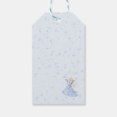 女の子プリンセス魅惑スノーフレーククリスマス ギフトタグ (裏面)
