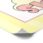 女の子ベビーシャワーあなたが私のサンシャインパーティーバナー ポスター (角)