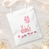 女の子ベビーシャワー フェイバーバッグ (クリップ留めされた状態)