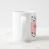 女の子ボスデザイン ジャンボコーヒーマグカップ (裏面)