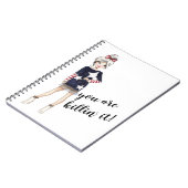 女の子ボスプランナー ノートブック (左側)