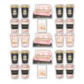 女の子ボス女性ハイファッションプランナーデカール シール (正面)