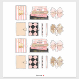 女の子ボス女性ハイファッションプランナーデカール シール