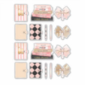 女の子ボス女性ハイファッションプランナーデカール シール (正面)