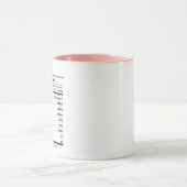 女の子ボス女性起業家栄養ファクトワーク マグカップ (中央)