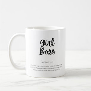 女の子ボス – 女性起業家 コーヒーマグカップ