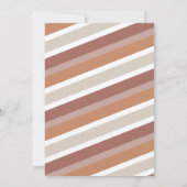 女の子ボホウォーター色レインボーベビーシャワー 招待状 (裏面)