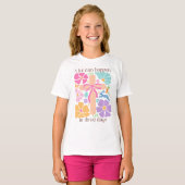 女の子ボホクリスチャンイースタークロス Tシャツ (正面フル)