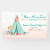 女の子ボホトバルテペエベビーシャワー 横断幕 (横)