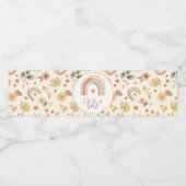 女の子ボホレインボーウォーターボトルラベル – Eart ペットボトルラベル (シングルラベル)