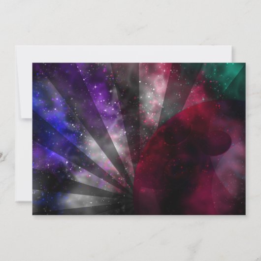 女の子ボーリングパーティの招待状 招待状 (裏面)