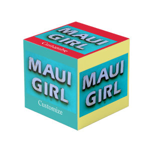 女の子マウイマーメイドグリーン フォトキューブ