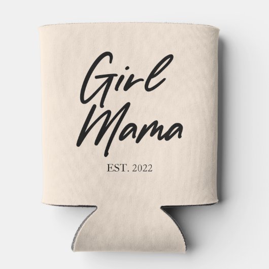 女の子マカスタムマESTミニマル年ママ母ママ 缶クーラー (裏面)