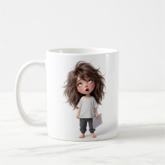 女の子マグ コーヒーマグカップ