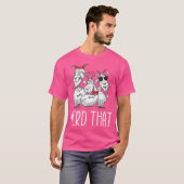 女の子ヤギを飼う Tシャツ (正面フル)