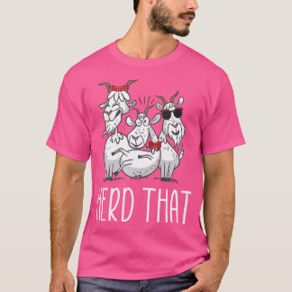 女の子ヤギを飼う Tシャツ