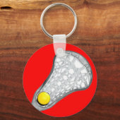 女の子ラクロスギフト キーホルダー (正面)